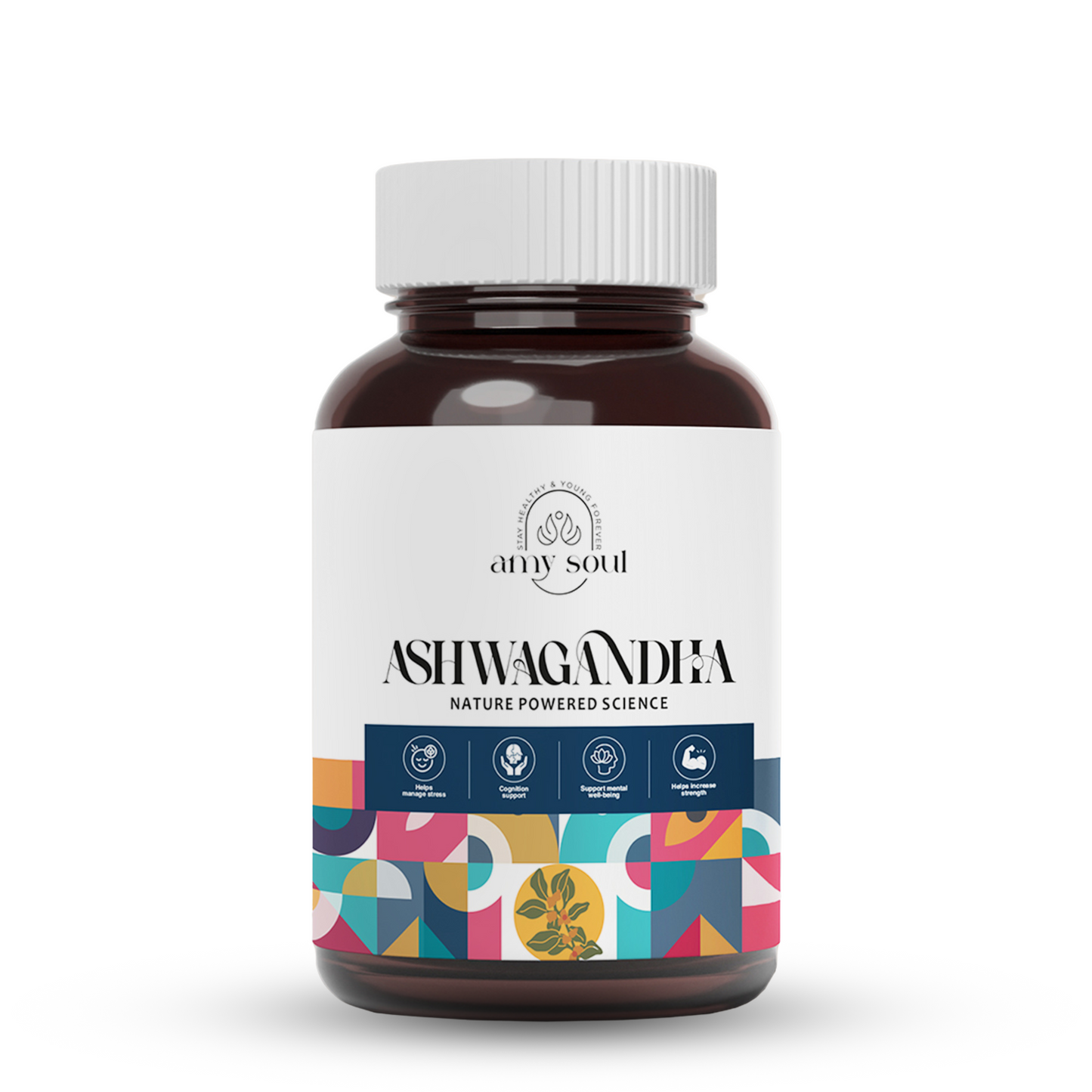 Ashwagandha Ayurvedic Stress Relief & Energy Booster Supplement
