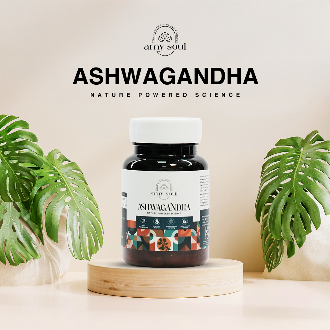 Ashwagandha, Ayurvedic Stress Relief & Energy Booster Supplement