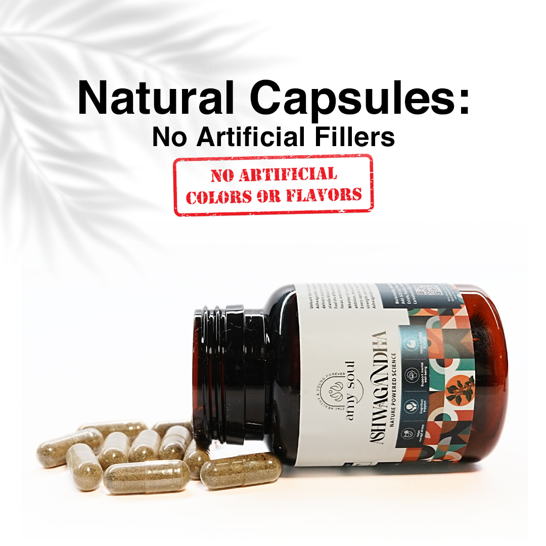 Ashwagandha, Ayurvedic Stress Relief & Energy Booster Supplement