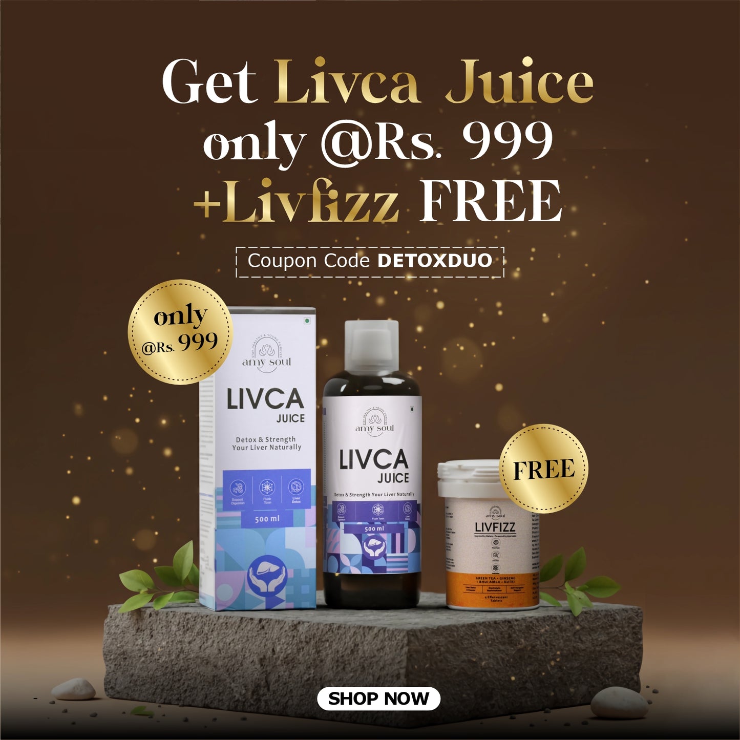 AmySoul Livca Juice – Ayurvedic Liver Detox & Strength Tonic (500ml)