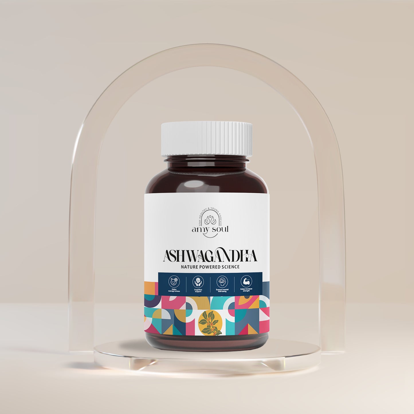 Ashwagandha, Ayurvedic Stress Relief & Energy Booster Supplement