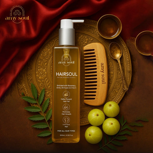 AmySoul Hairsoul – Ayurvedic Hair Oil for Nourishment & Shine