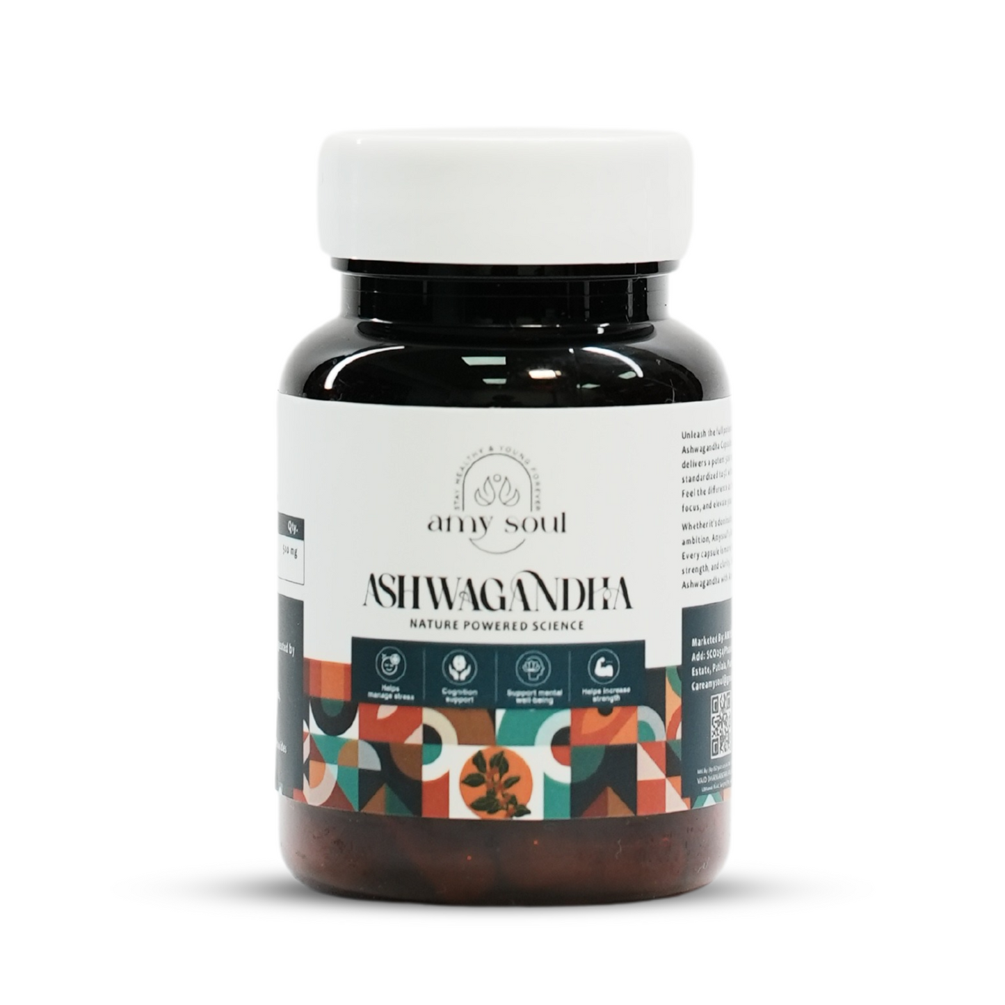 Ashwagandha, Ayurvedic Stress Relief & Energy Booster Supplement