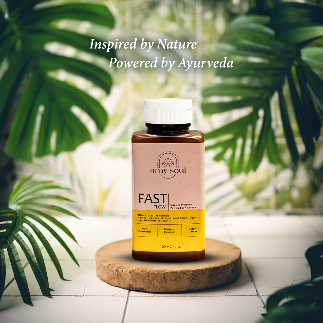 AmySoul Fast Flow – Ayurvedic Constipation Relief & Digestive Detox Powder