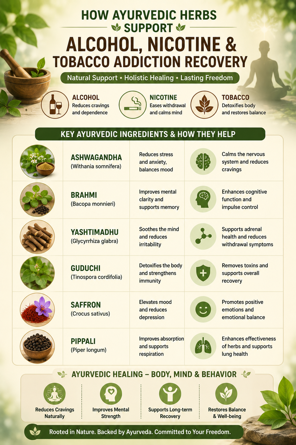 Addinill – Ayurvedic Formula for Alcohol, Nicotine & Tobacco Addiction Relief: How Ayurveda Supports Breaking Multiple Addictions Naturally