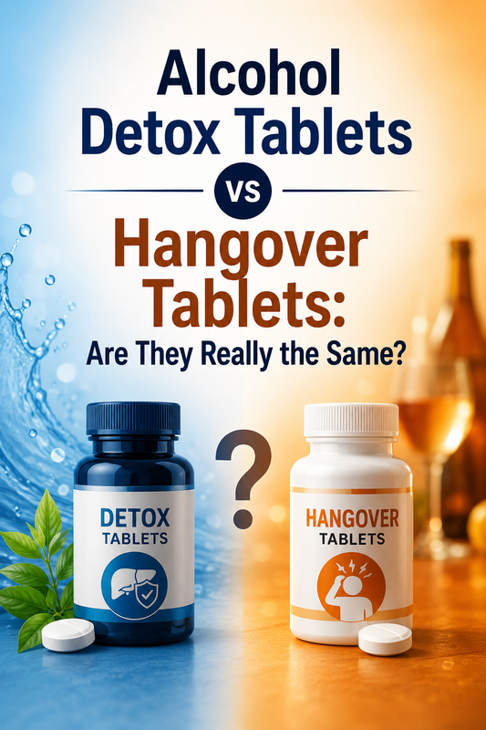 Alcohol Detox Tablets vs Hangover Tablets: Are They Really the Same?