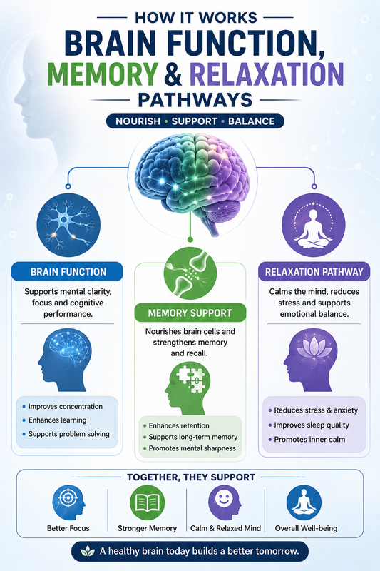 The Science Behind Ayurvedic Brain Tonics: How B-Stress Supports Memory, Calmness & Cognitive Wellness