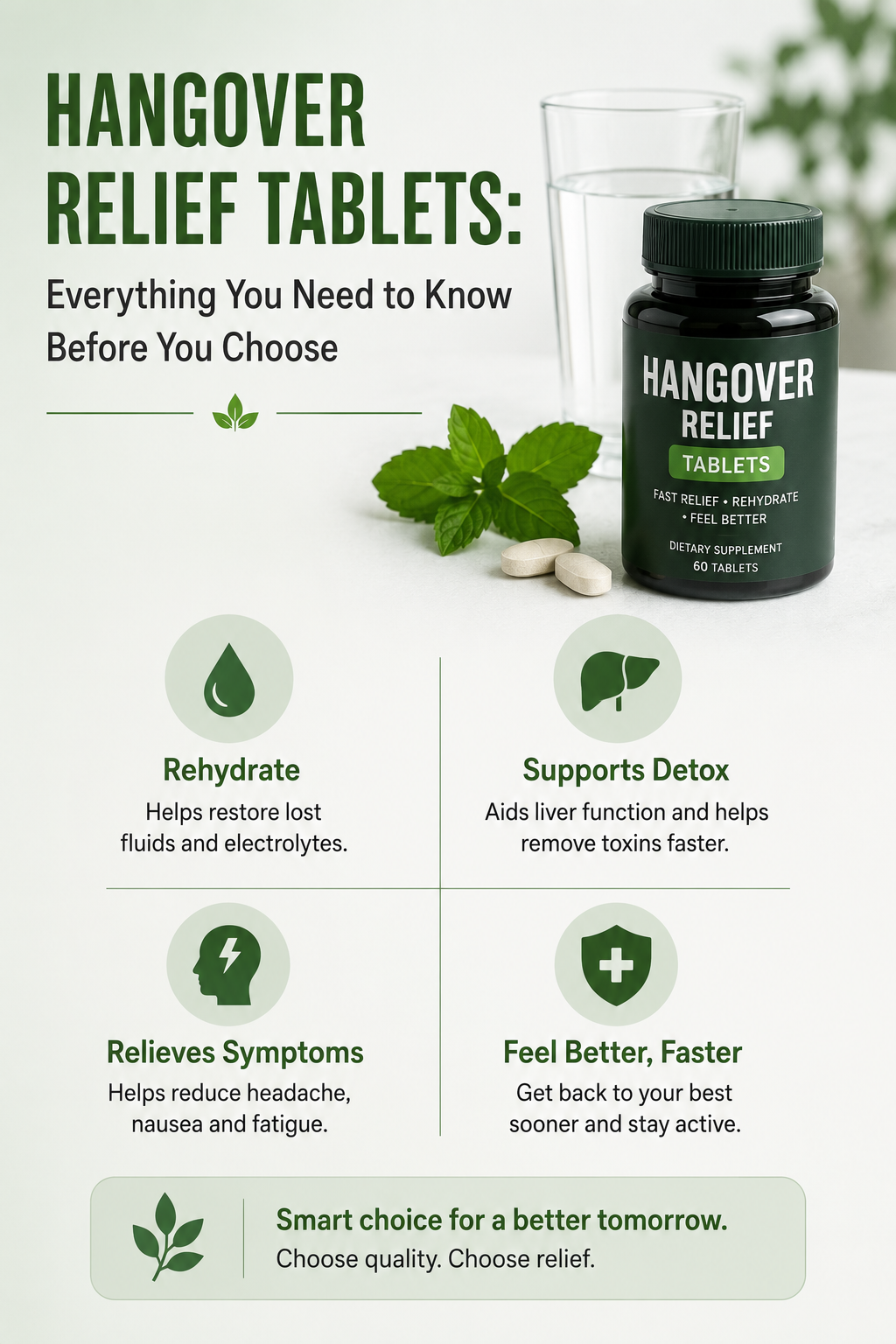 Hangover Relief Tablets: Everything You Need to Know Before You Choose