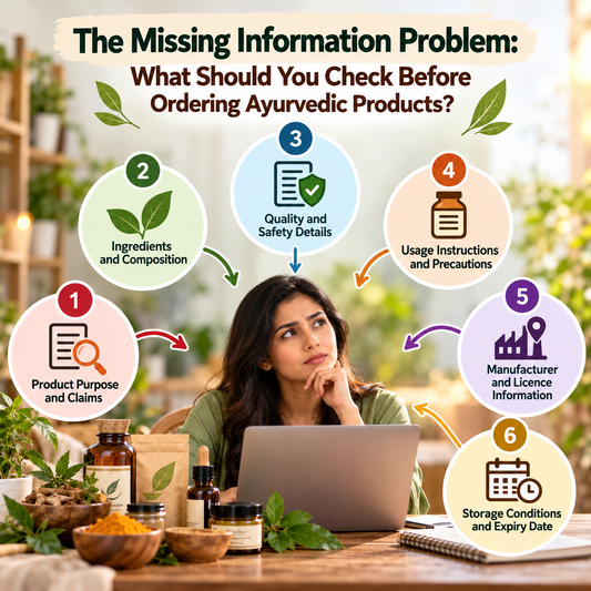 The Missing Information Problem: What Should You Check Before Ordering Ayurvedic Products?