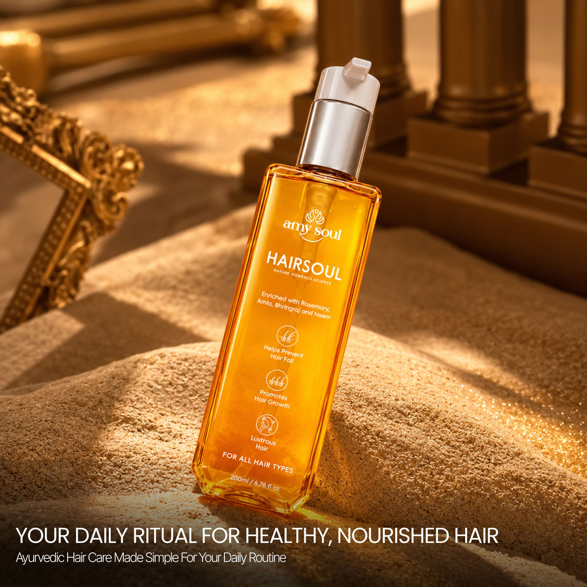 Hairsoul Oil – Ayurvedic Hair Oil for Nourishment & Shine