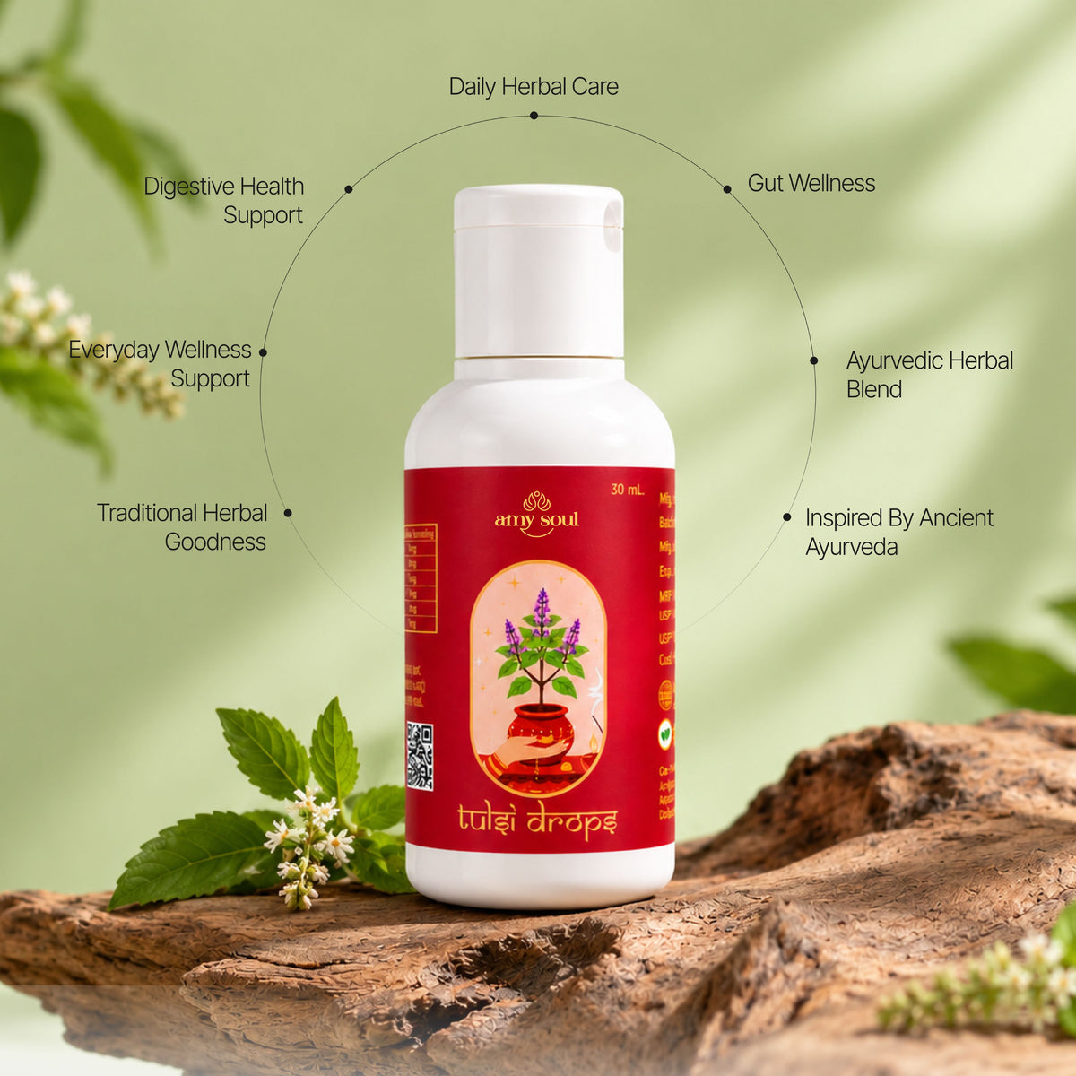Panch Tulsi Drops – Ayurvedic Immunity & Respiratory Support