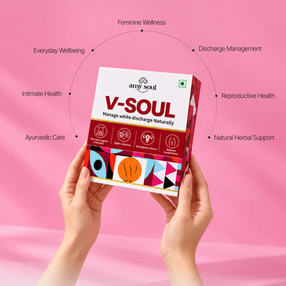 V-Soul – Ayurvedic Feminine Care for White Discharge & Vaginal Wellness