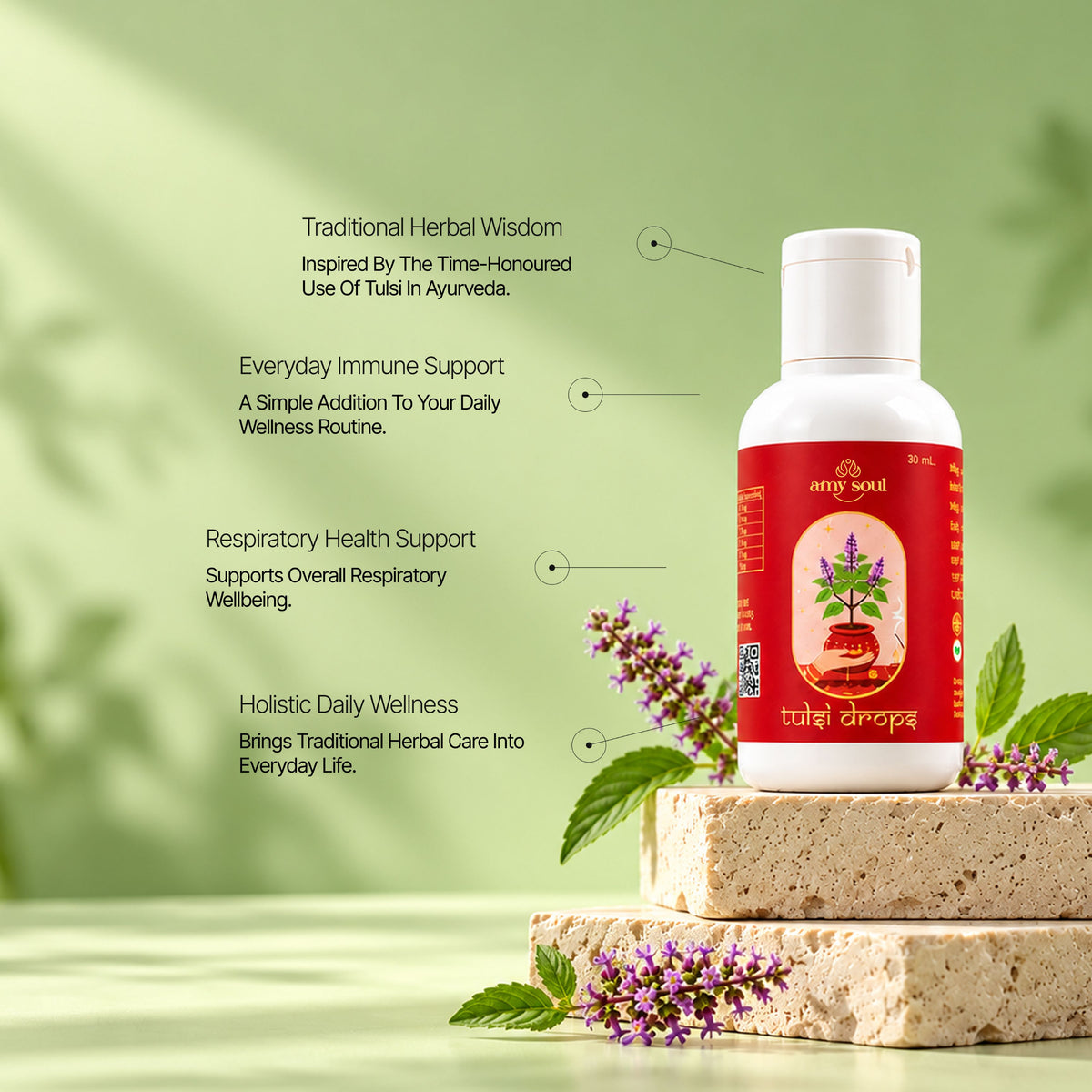 Panch Tulsi Drops – Ayurvedic Immunity & Respiratory Support