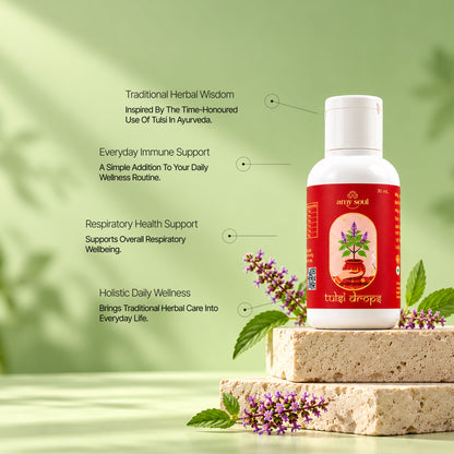 Panch Tulsi Drops – Ayurvedic Immunity & Respiratory Support