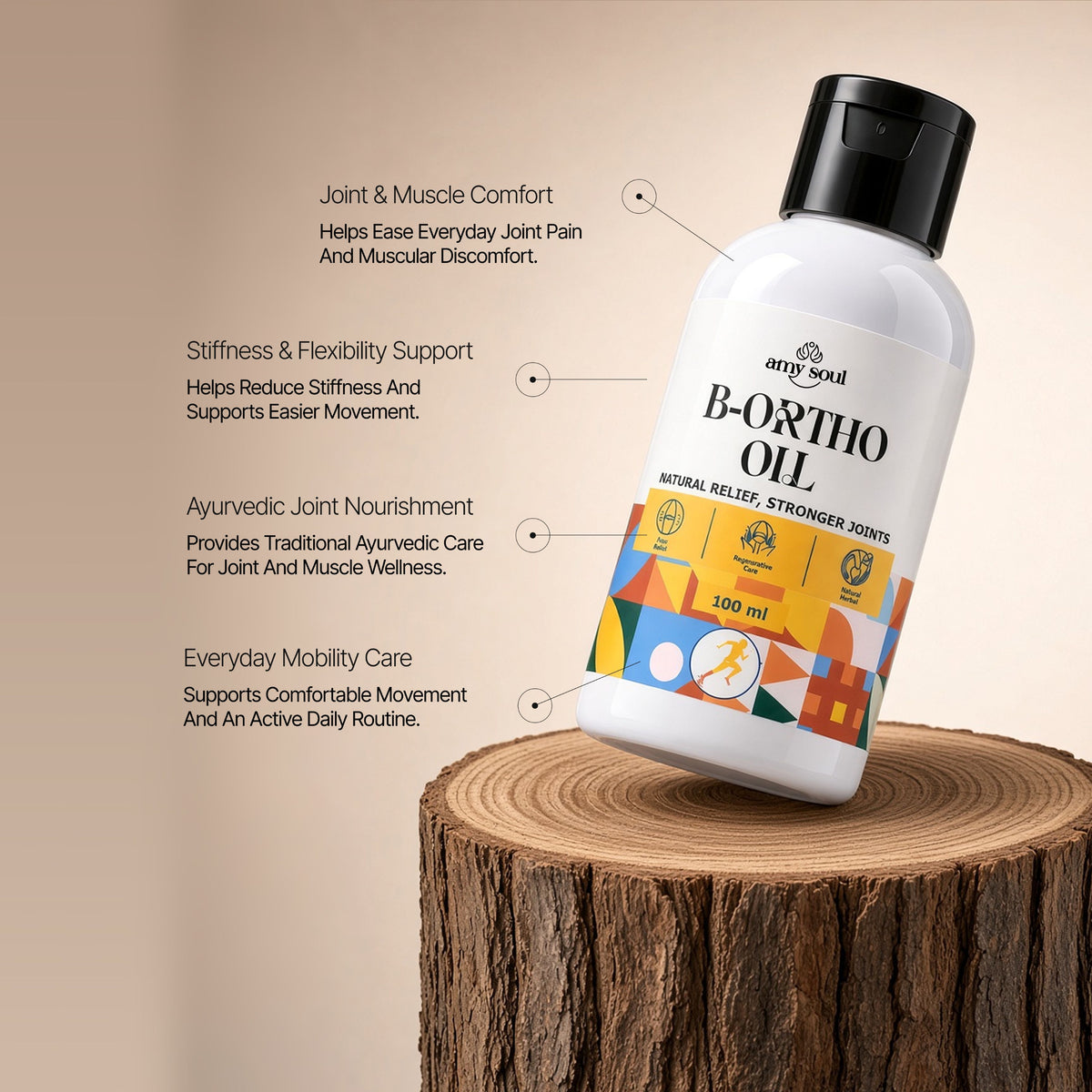 B-Ortho Oil – Complete Ayurvedic Relief for Joint, Bone & Muscle Pain