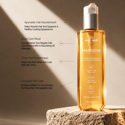 Hairsoul Oil – Ayurvedic Hair Oil for Nourishment & Shine