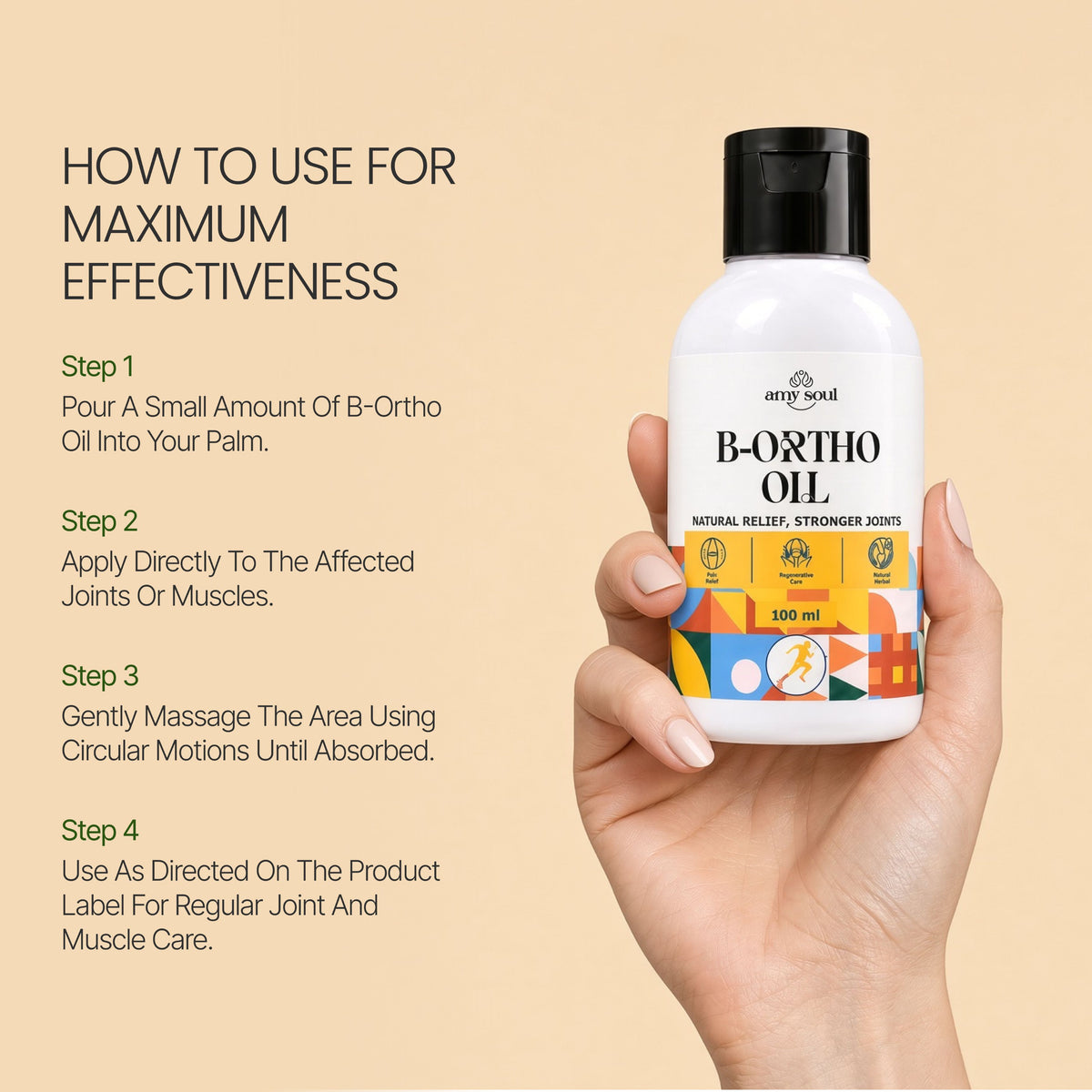 B-Ortho Oil – Complete Ayurvedic Relief for Joint, Bone & Muscle Pain