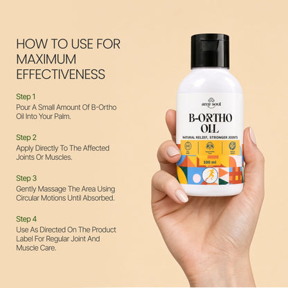 B-Ortho Oil – Complete Ayurvedic Relief for Joint, Bone & Muscle Pain