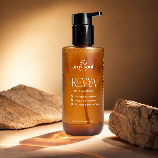 Amy Soul Revya Hair Cleanser – Bhringraj & Rosemary | Ayurvedic Scalp Cleanser | 250ml