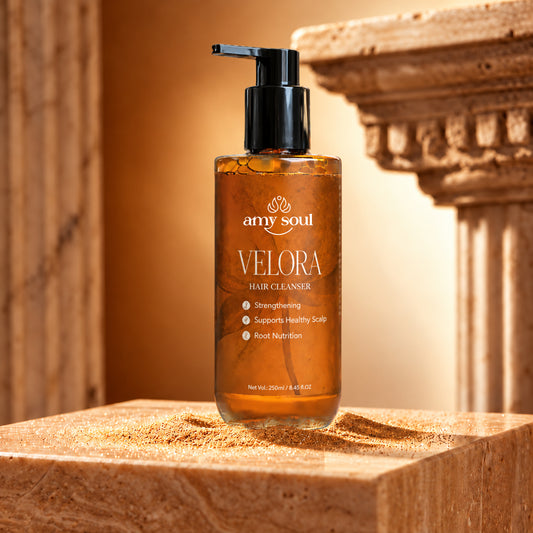 Amy Soul Velora Hair Cleanser – Manjista & Jasmine | Ayurvedic Strengthening Scalp Cleanser | 250ml