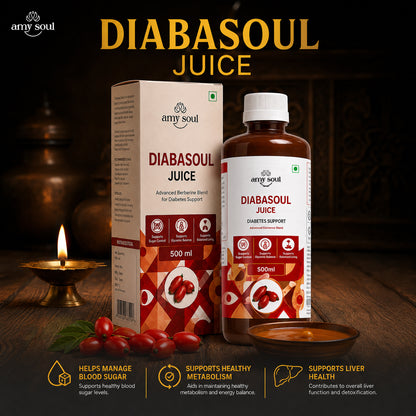 Amysoul Diabasoul Juice – Advanced Berberine Blend for Diabetes Support | 500ml