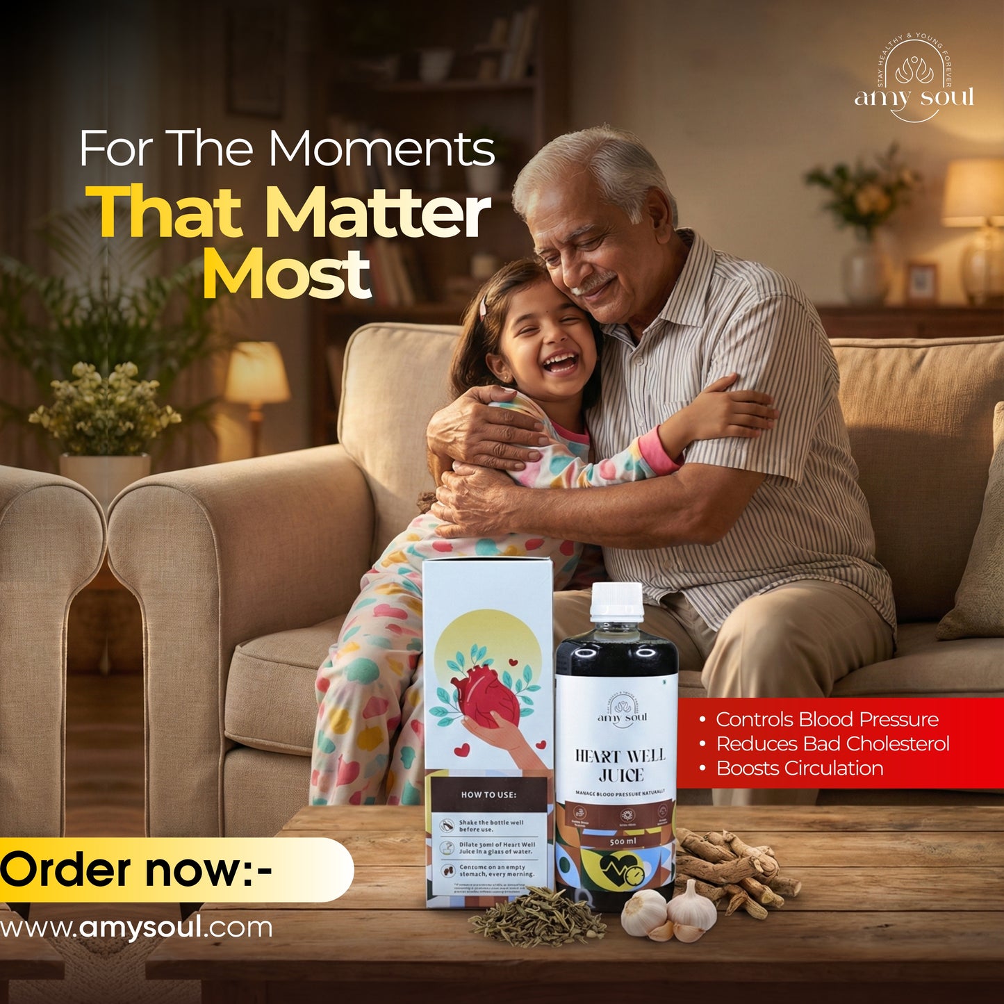 Heart Well Juice – Ayurvedic Formula to Manage Heart Health Naturally (500ml)