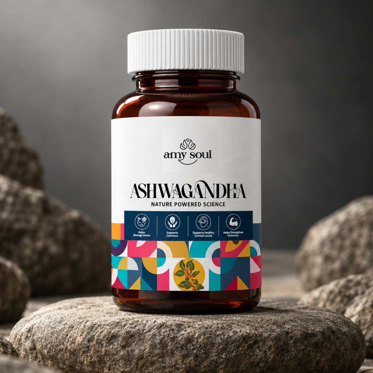 Ashwagandha – Stress Relief, Focus & Sleep Support Capsules
