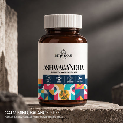 Ashwagandha – Stress Relief, Focus & Sleep Support Capsules