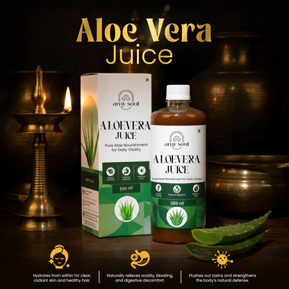 Amy Soul Aloe Vera Juice – Pure Aloe Nourishment for Daily Vitality (500 ml)