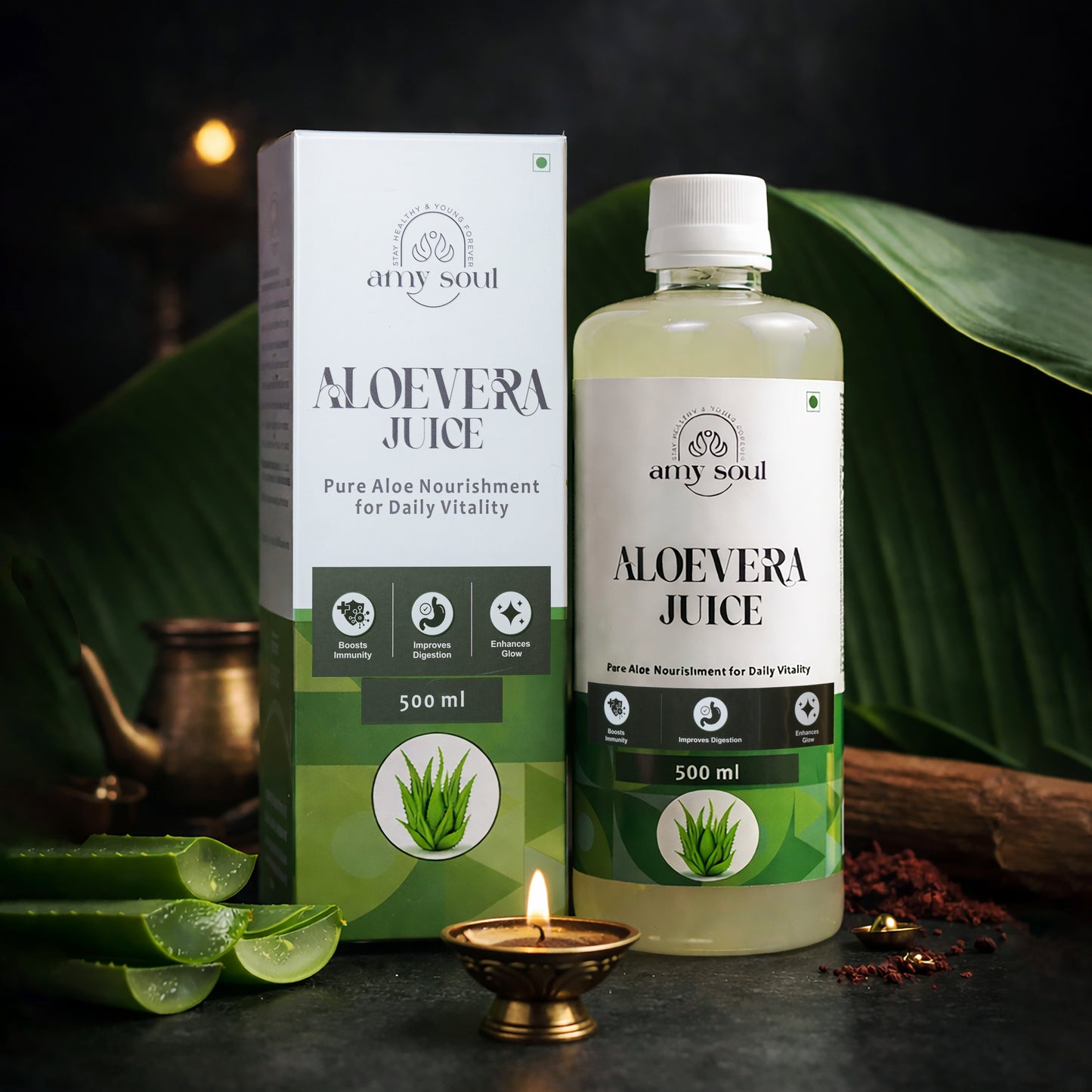 Aloe Vera Juice – Pure Aloe Nourishment for Daily Vitality (500 ml)