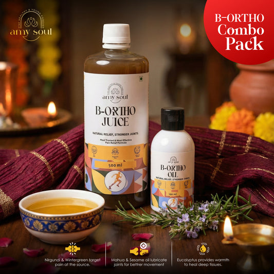 B-Ortho Combo Pack - Complete Ayurvedic Care for Joint, Bone & Muscle Pain