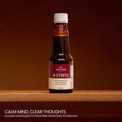 B-Stress – Ayurvedic Brain Tonic for Stress Relief, Memory & Mental Relaxation