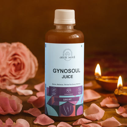 AmySoul Gynosoul Juice – Ayurvedic Hormonal Balance & Wellness Tonic for Women (500ml)