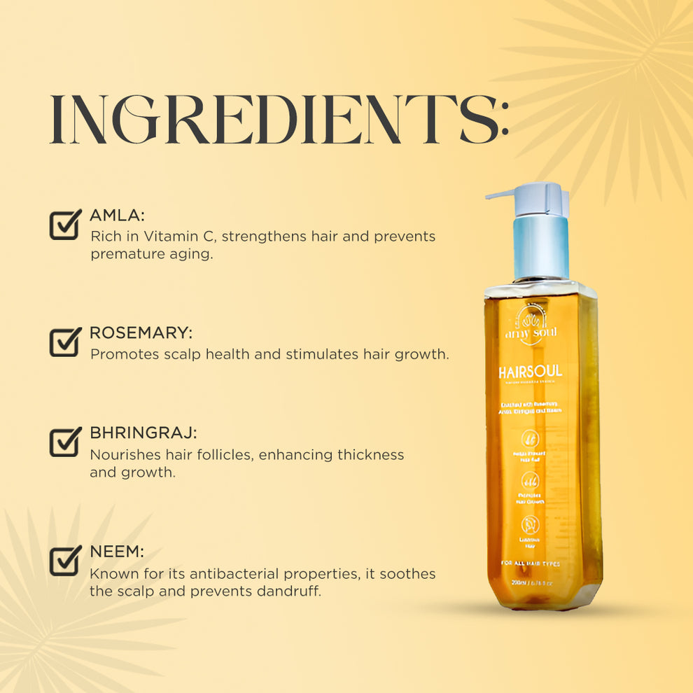 Hairsoul – Hair Care Combo (Oil + Tablets)