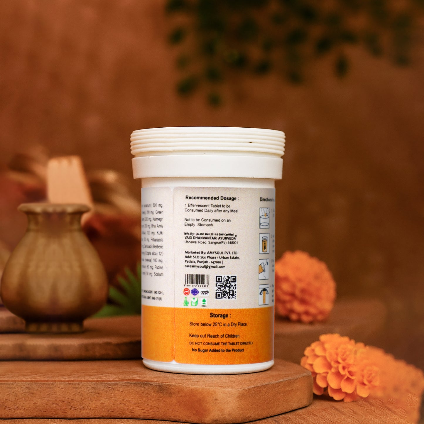 LivFizz – Ayurvedic Hangover Relief & Liver Detox Effervescent Tablets (4 Tabs)