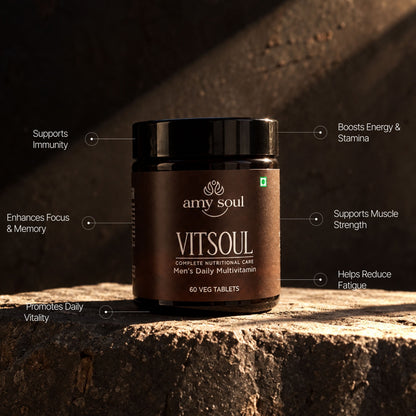 Vitsoul – Men’s Daily Multivitamin for Energy, Immunity & Vitality