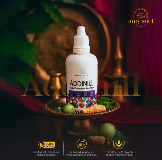 Addinill – Ayurvedic Formula for Alcohol, Nicotine & Tobacco Addiction Relief (100ml)