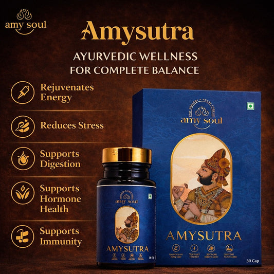 Amy Soul Amysutra | Ayurvedic Wellness Capsules for Energy, Stamina & Immunity | 30 Capsules