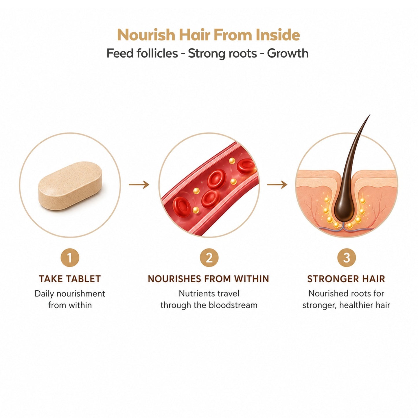 Hairsoul – Ayurvedic Hair Growth & Strengthening Tablets