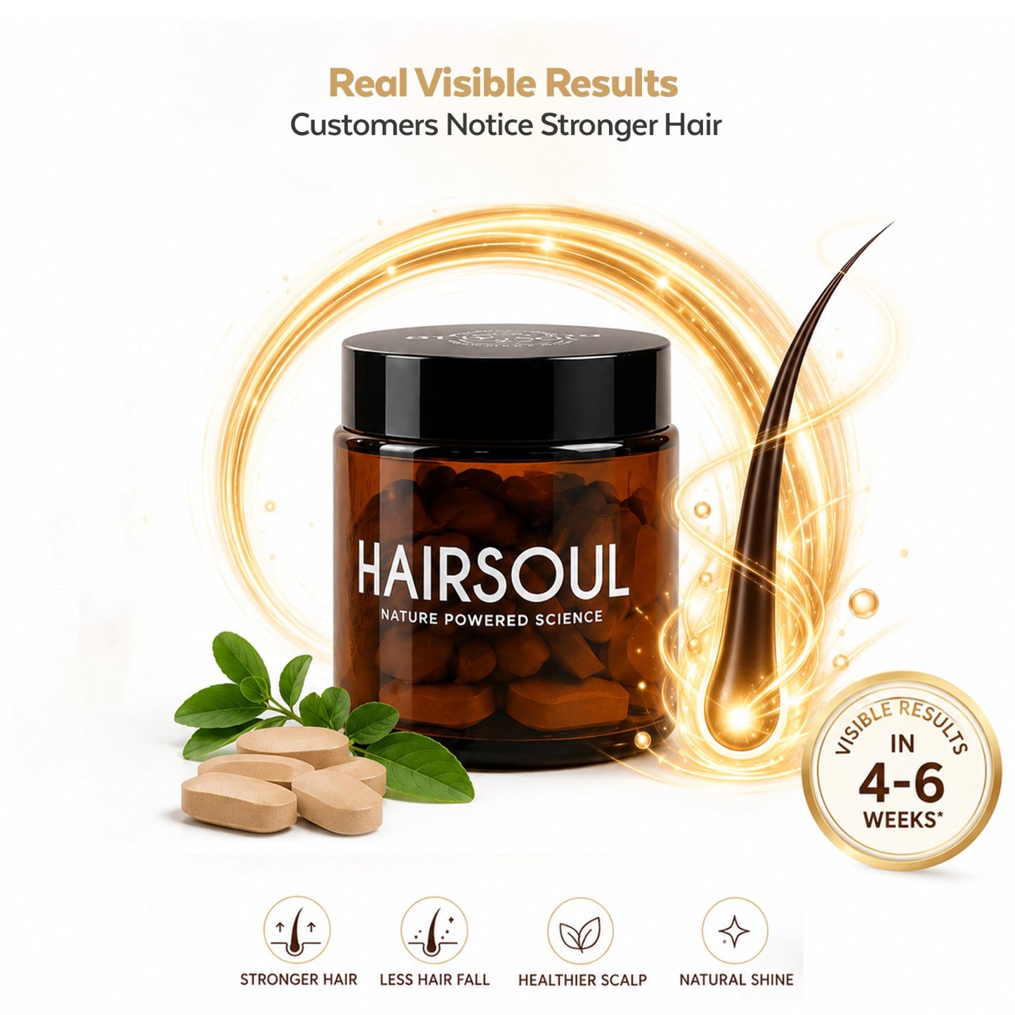 Hairsoul – Ayurvedic Hair Growth & Strengthening Tablets