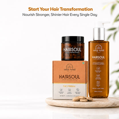 Hairsoul – Hair Care Combo (Oil + Tablets)