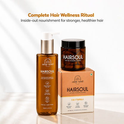 Hairsoul – Hair Care Combo (Oil + Tablets)