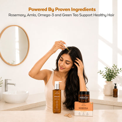 Hairsoul – Hair Care Combo (Oil + Tablets)