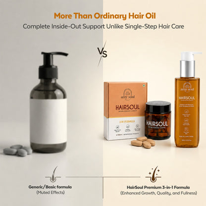 Hairsoul – Hair Care Combo (Oil + Tablets)