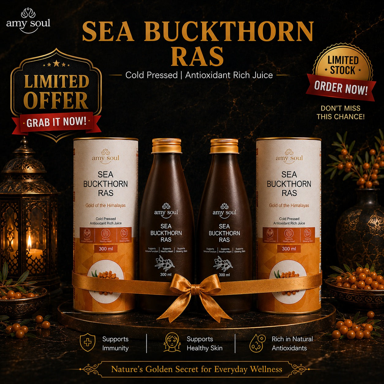 Sea Buckthorn Juice 300 ML Combo