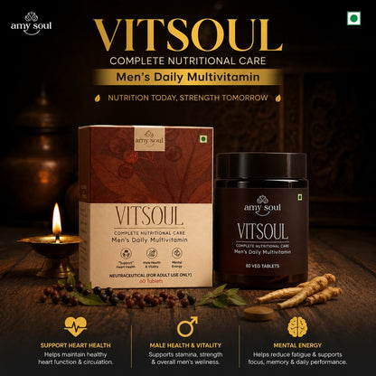 Vitsoul – Men’s Daily Multivitamin for Energy, Immunity & Vitality