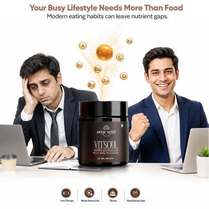 Vitsoul – Men’s Daily Multivitamin for Energy, Immunity & Vitality