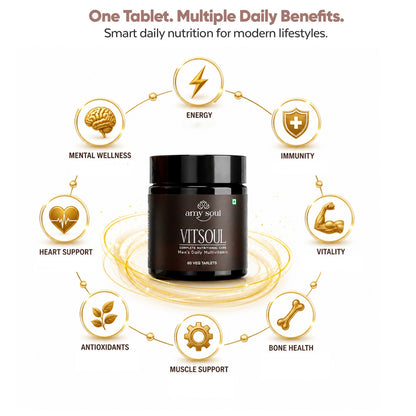 Vitsoul – Men’s Daily Multivitamin for Energy, Immunity & Vitality