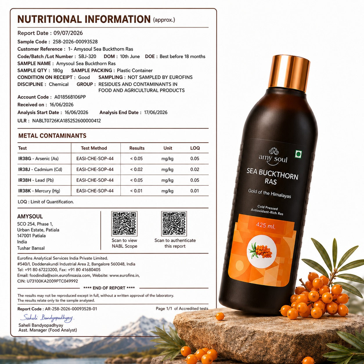 Sea Buckthorn Juice