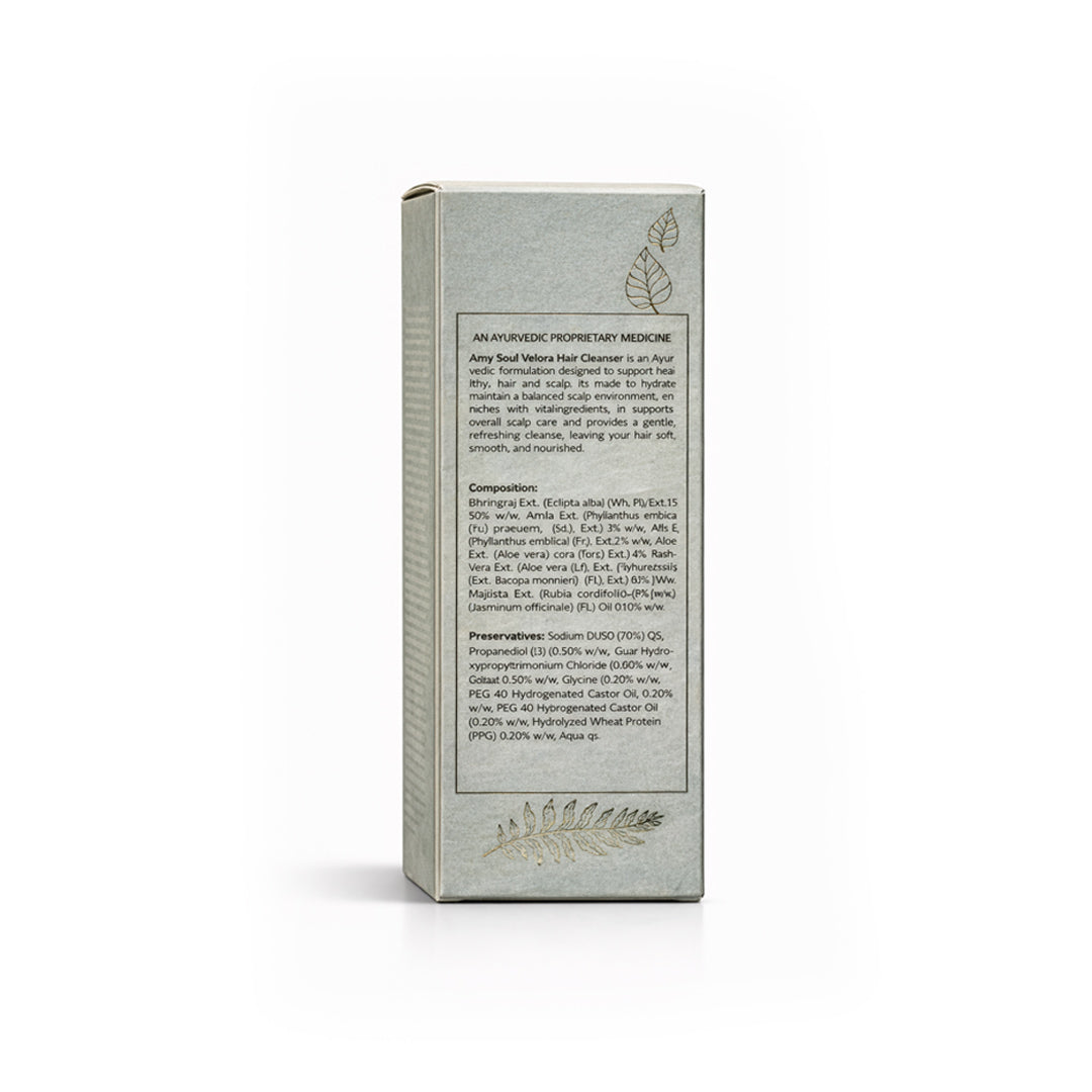 Amy Soul Velora Hair Cleanser – Manjista & Jasmine | Ayurvedic Strengthening Scalp Cleanser | 250ml